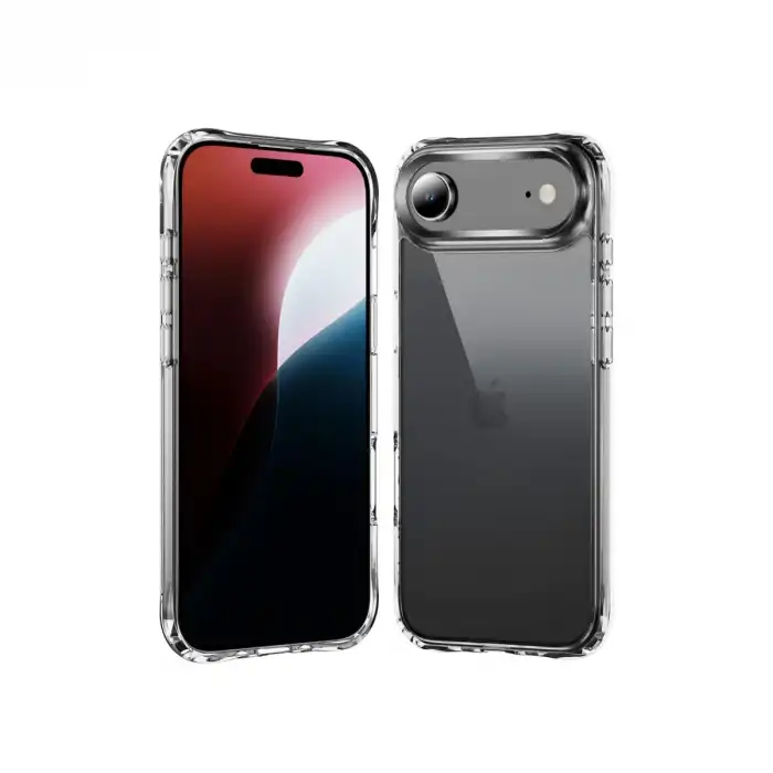 Apple İphone 17 Air Lüx Şeffaf Silikon - Şeffaf