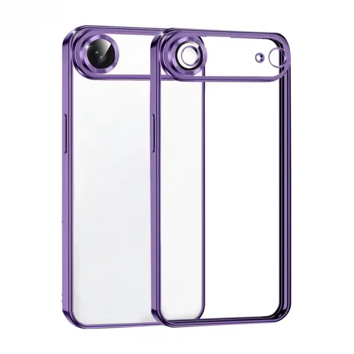 Apple İphone 17 Air Razer Lensli Silikon - Mor