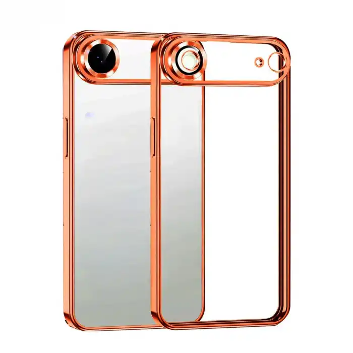 Apple İphone 17 Air Razer Lensli Silikon - Turuncu