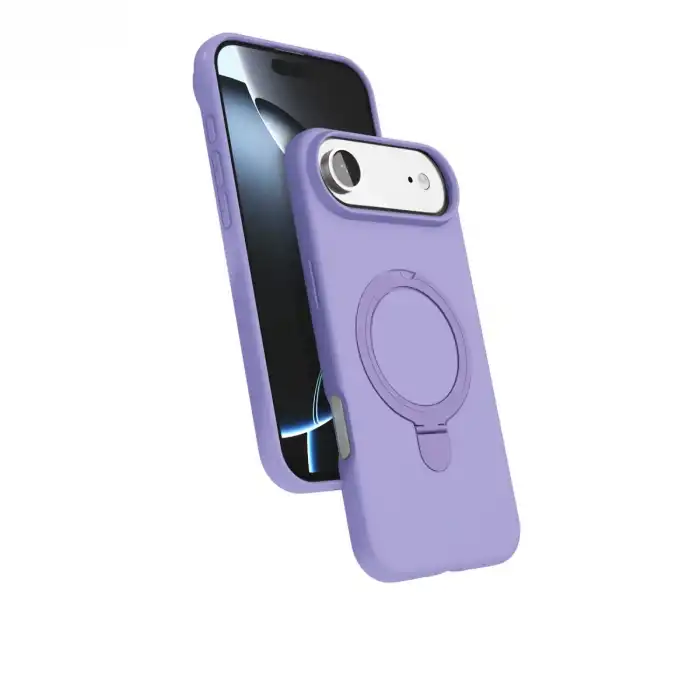 Apple İphone 17 Air Regal Magsafe Standlı Kapak - Lila