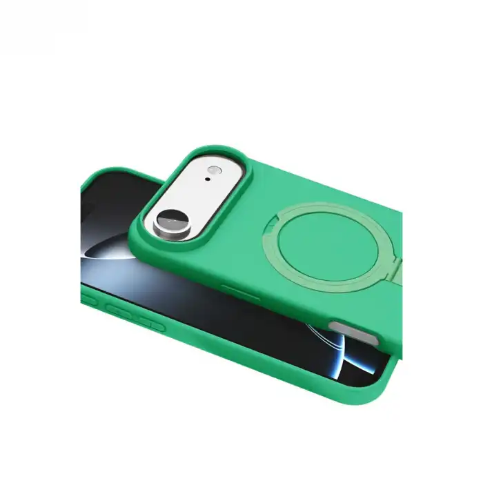 Apple İphone 17 Air Regal Magsafe Standlı Kapak - Yeşil