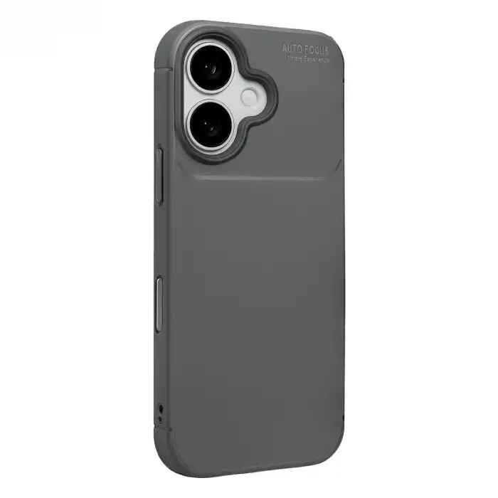 Apple İphone 17 Auto Focus Karbon Kapak - Gri