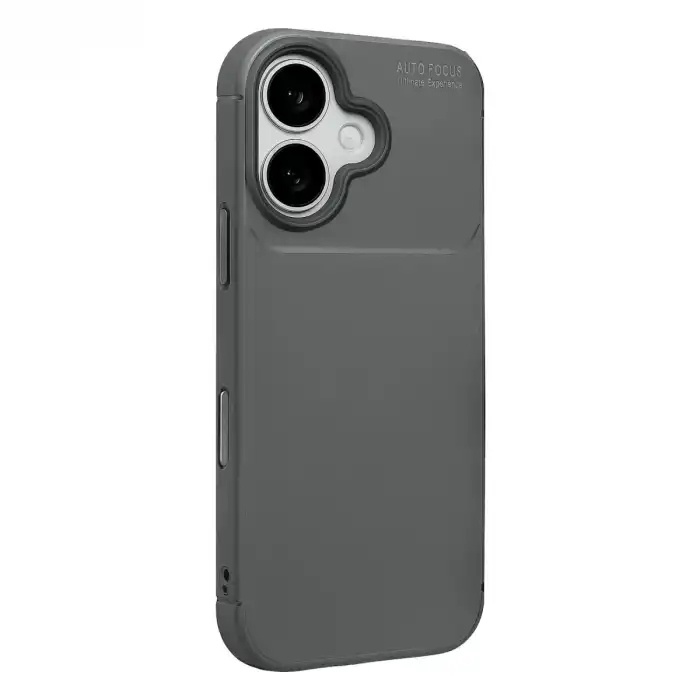 Apple İphone 17 Auto Focus Karbon Kapak - Gri