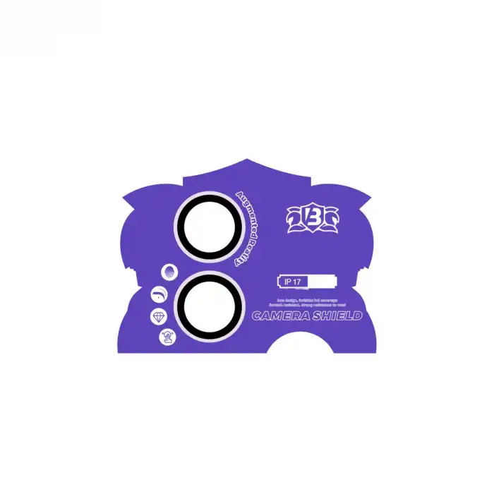 Apple İphone 17 Bilvis Titan Kamera Lens - Lila