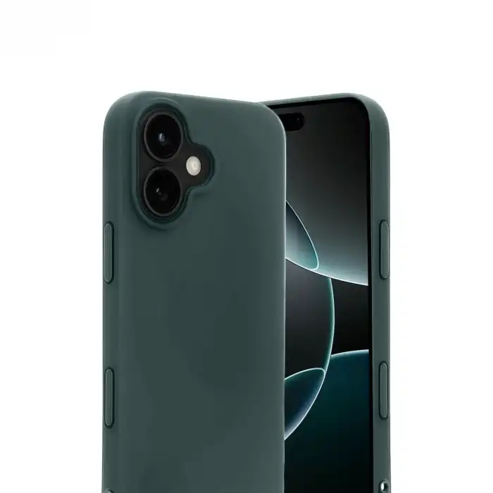 Apple İphone 17 First Silikon - Koyu Yeşil