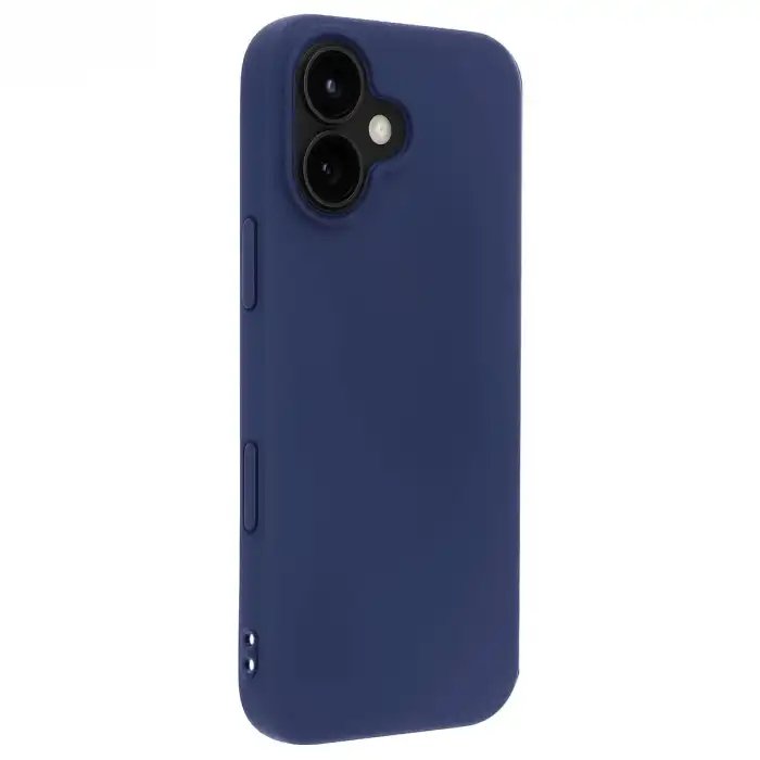 Apple İphone 17 Nano İçi Kadife Silikon - Lacivert