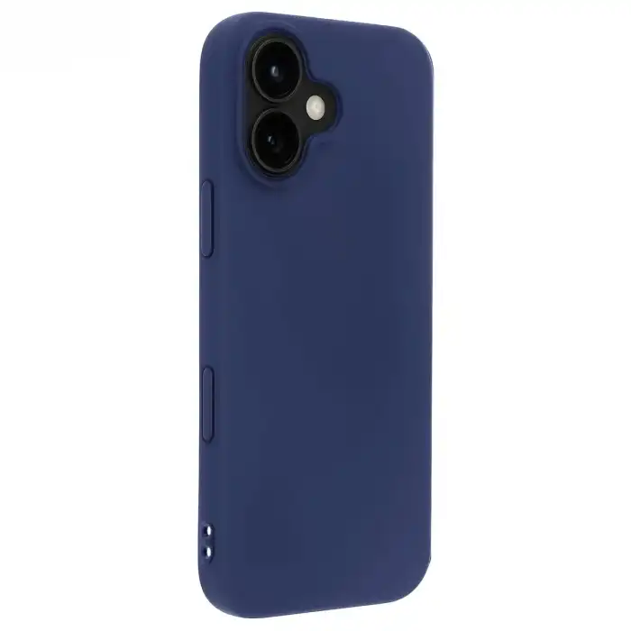 Apple İphone 17 Nano İçi Kadife Silikon - Lacivert