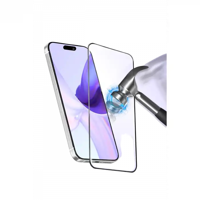 Apple İphone 17 Pro Bilvis 3d Cam Ekran Koruyucu - Siyah