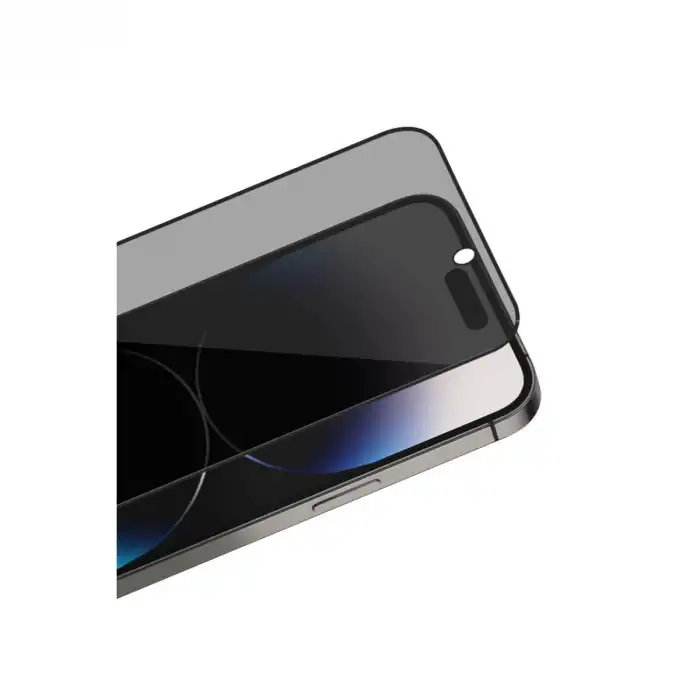 Apple İphone 17 Pro Bilvis 3x Ar Hayalet Cam Ekran Koruyucu - Siyah
