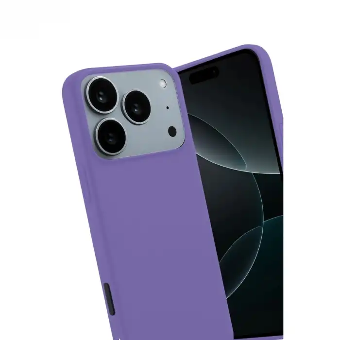 Apple İphone 17 Pro First Silikon - Lila