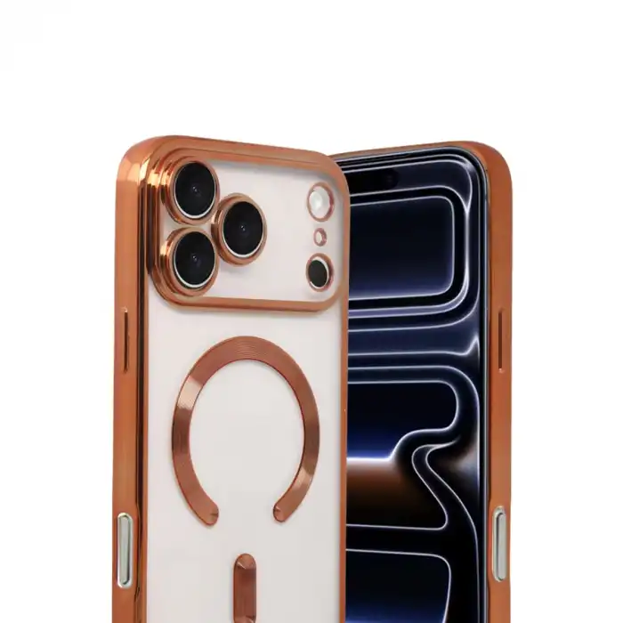 Apple İphone 17 Pro Kross Magneticsafe Kapak - Turuncu