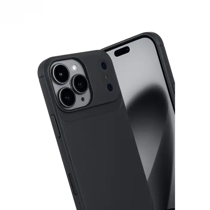 Apple İphone 17 Pro Max Auto Focus Karbon Kapak - Siyah