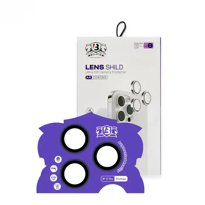 Apple İphone 17 Pro Max Bilvis Titan Kamera Lens - Lacivert