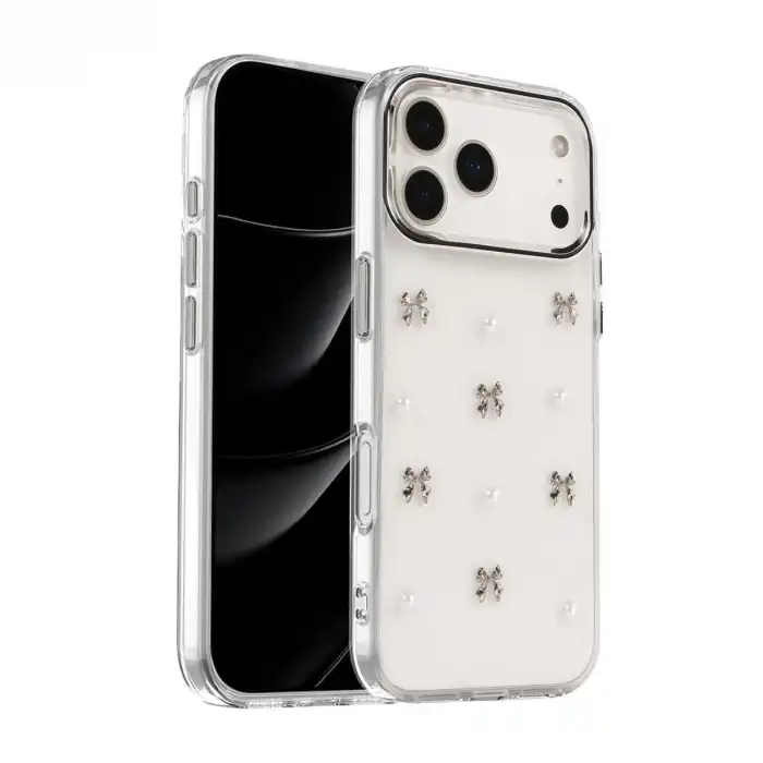 Apple İphone 17 Pro Max Fiyonk Desenli Kapak - Desen 8
