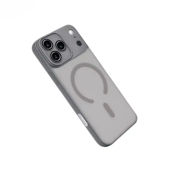 Apple İphone 17 Pro Max Jota Lensli Magsafe Kapak - Titan Gri