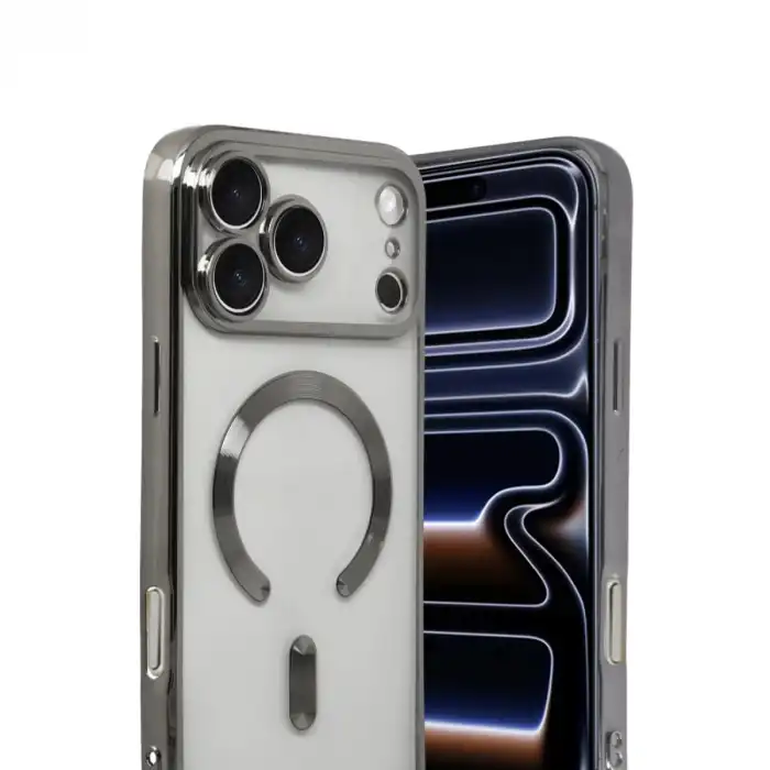 Apple İphone 17 Pro Max Kross Magneticsafe Kapak - Titan Gri