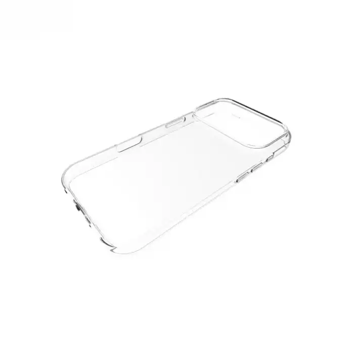 Apple İphone 17 Pro Max Lüx Şeffaf Silikon - Şeffaf