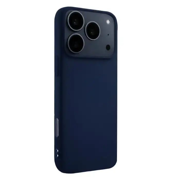 Apple İphone 17 Pro Max Nano İçi Kadife Silikon - Lacivert