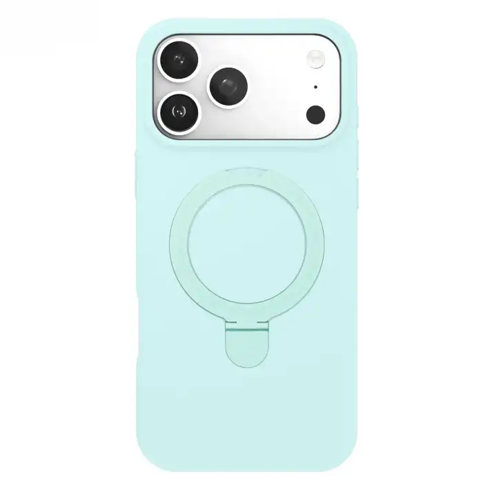 Apple İphone 17 Pro Max Regal Magsafe Standlı Kapak - Su Yeşili