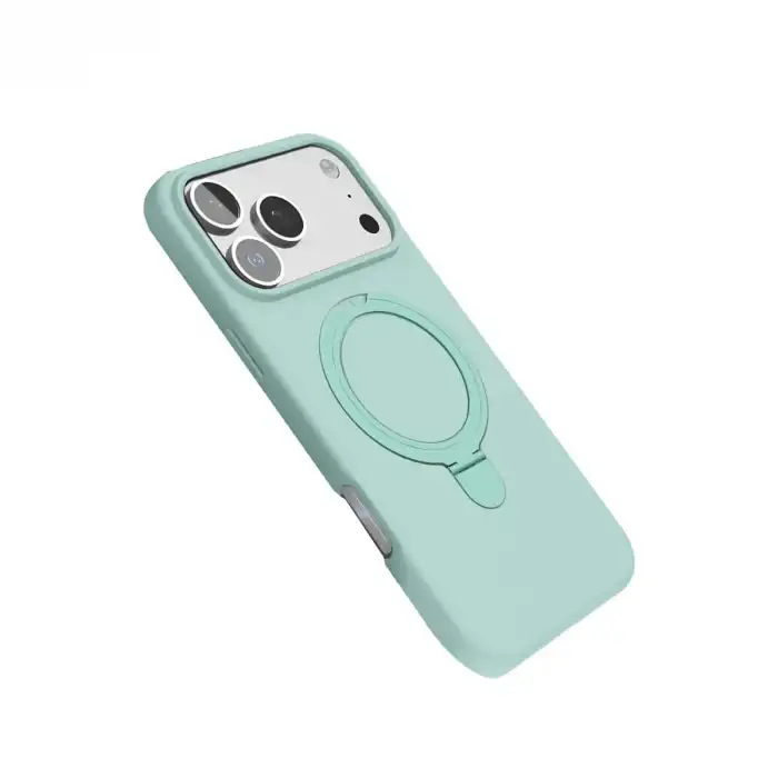 Apple İphone 17 Pro Max Regal Magsafe Standlı Kapak - Su Yeşili