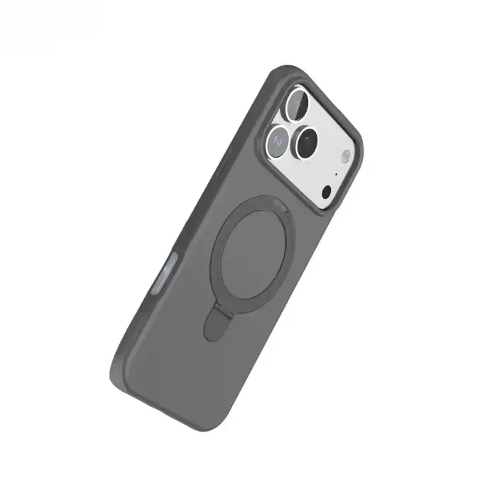 Apple İphone 17 Pro Max Regal Magsafe Standlı Kapak - Titan Gri