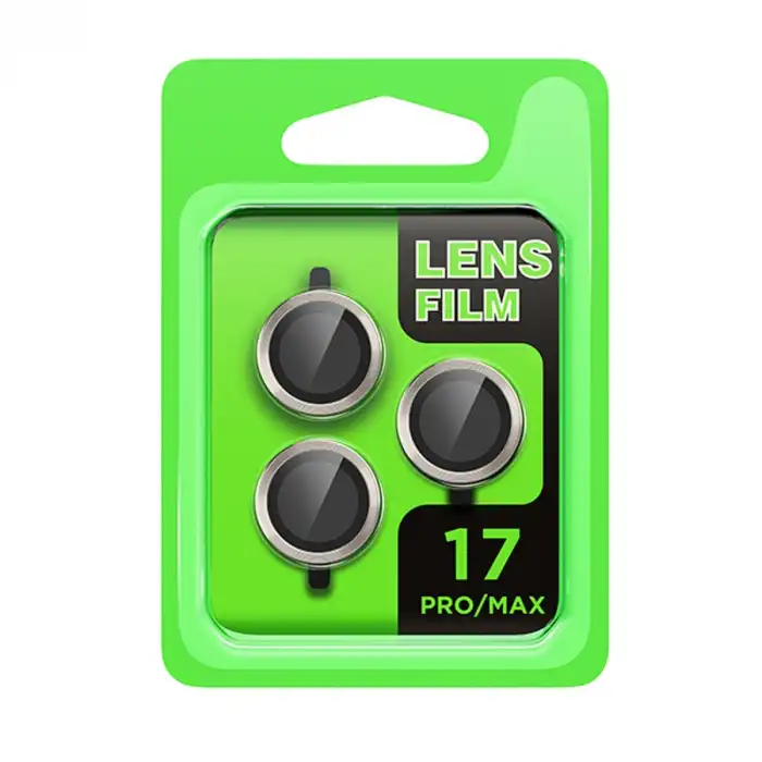 Apple İphone 17 Pro Raze Metal Kamera Lens - Gri