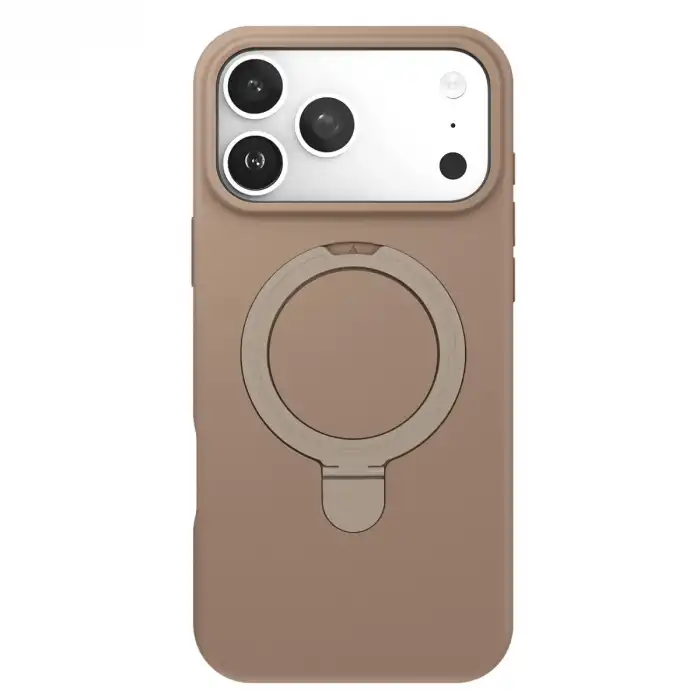 Apple İphone 17 Pro Regal Magsafe Standlı Kapak - Çöl Titanyum