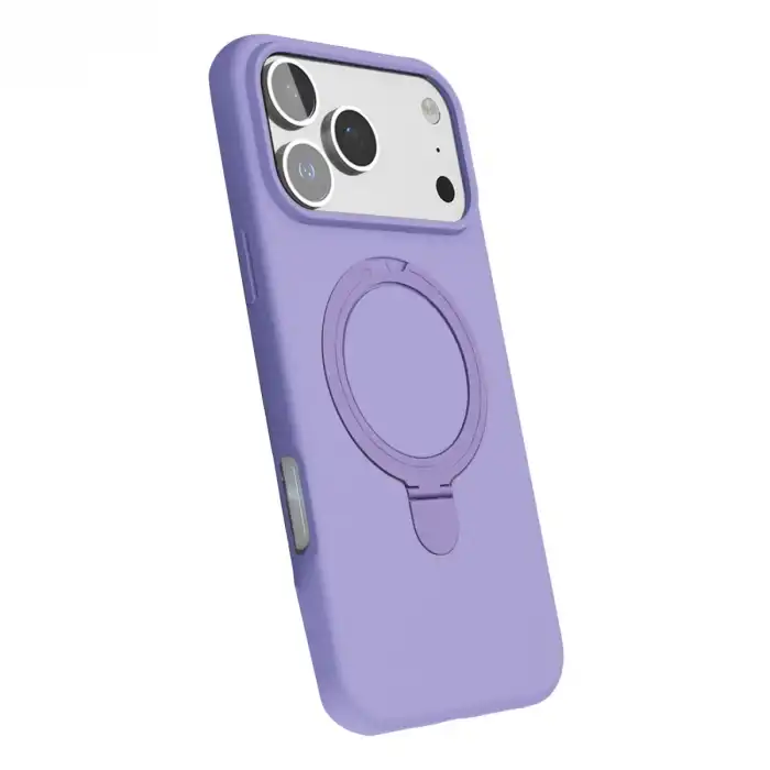 Apple İphone 17 Pro Regal Magsafe Standlı Kapak - Lila