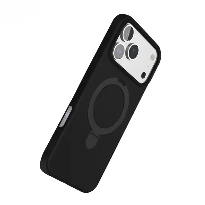 Apple İphone 17 Pro Regal Magsafe Standlı Kapak - Siyah