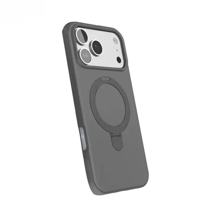 Apple İphone 17 Pro Regal Magsafe Standlı Kapak - Titan Gri
