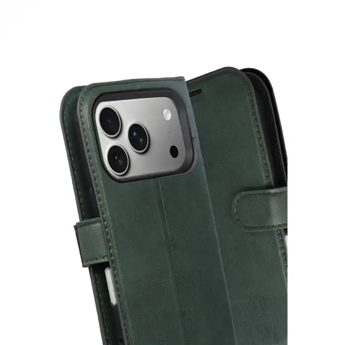 Apple İphone 17 Pro Trend S Plus Kapaklı Kılıf - Yeşil