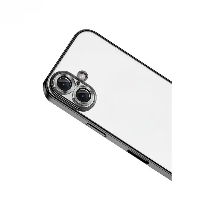 Apple İphone 17 Razer Lensli Silikon - Siyah