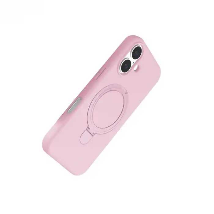 Apple İphone 17 Regal Magsafe Standlı Kapak - Açık Pembe