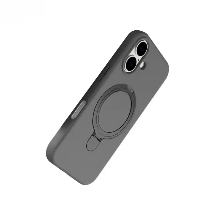 Apple İphone 17 Regal Magsafe Standlı Kapak - Titan Gri