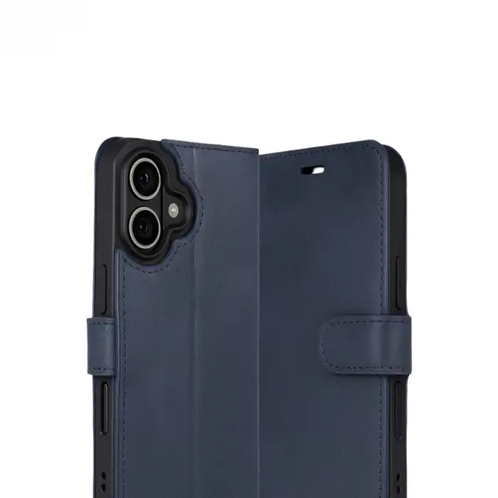 Apple İphone 17 Trend S Plus Kapaklı Kılıf - Lacivert