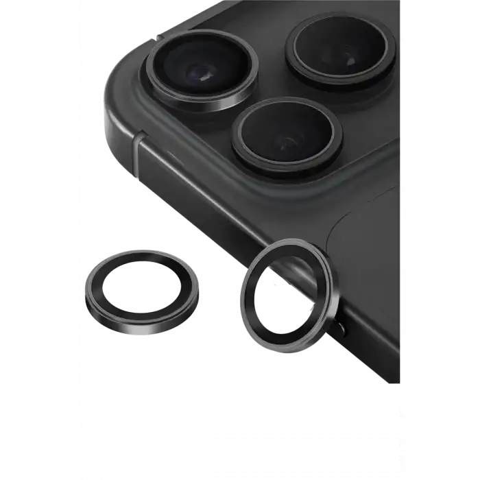 Apple İphone 18 Pro Max Bilvis Titan Kamera Lens - Siyah