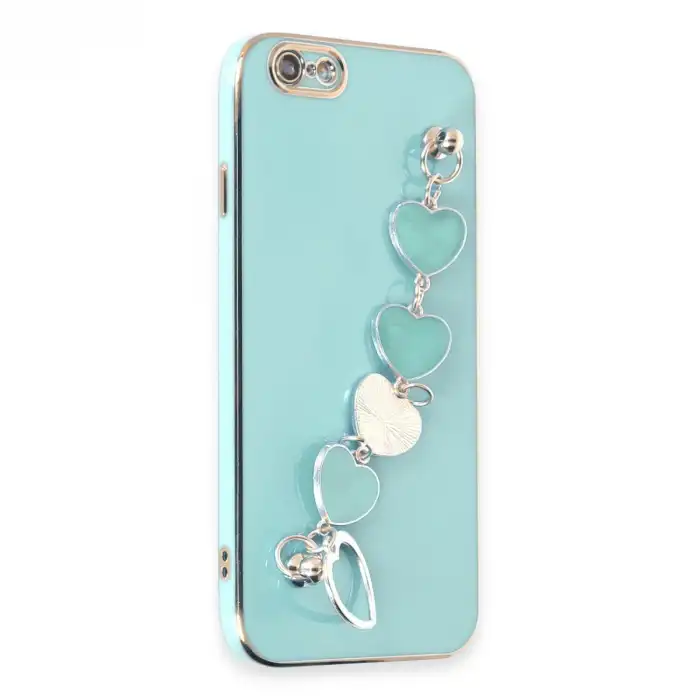 Apple İphone 6 Kılıf Esila Silikon - Su Yeşili