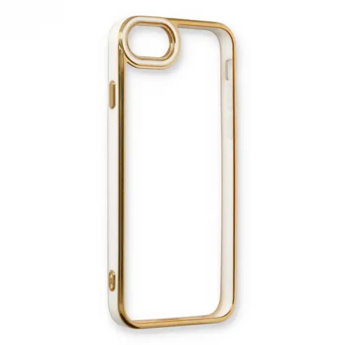Apple İphone 6 Kılıf Liva Lens Silikon - Beyaz