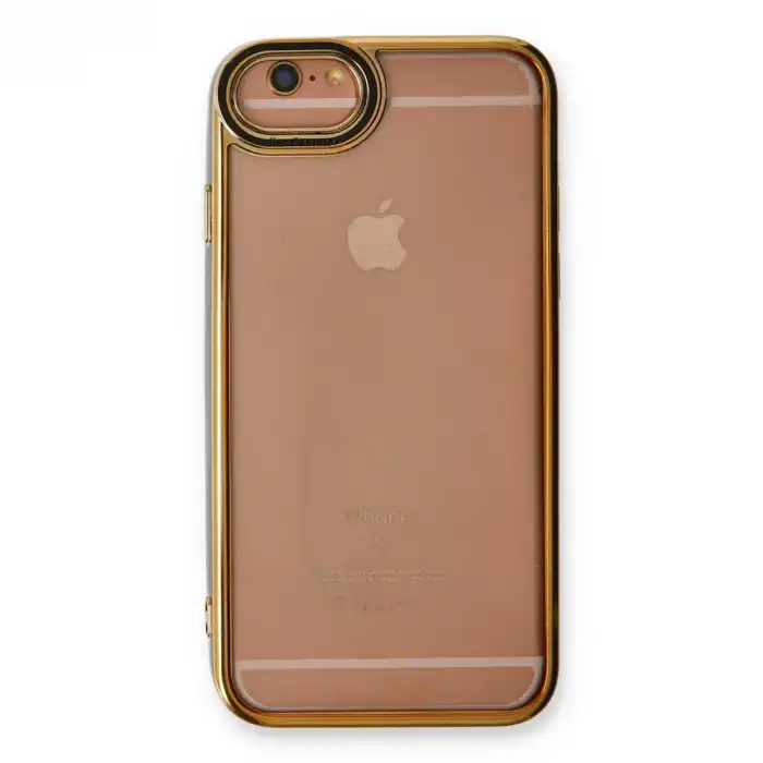 Apple İphone 6 Kılıf Liva Lens Silikon - Siyah