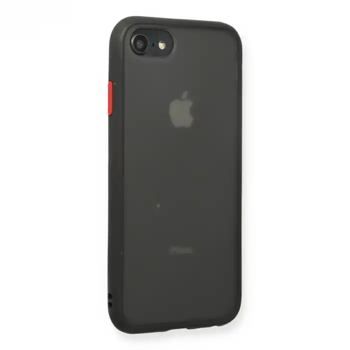Apple İphone 7 Kılıf Montreal Silikon Kapak - Siyah