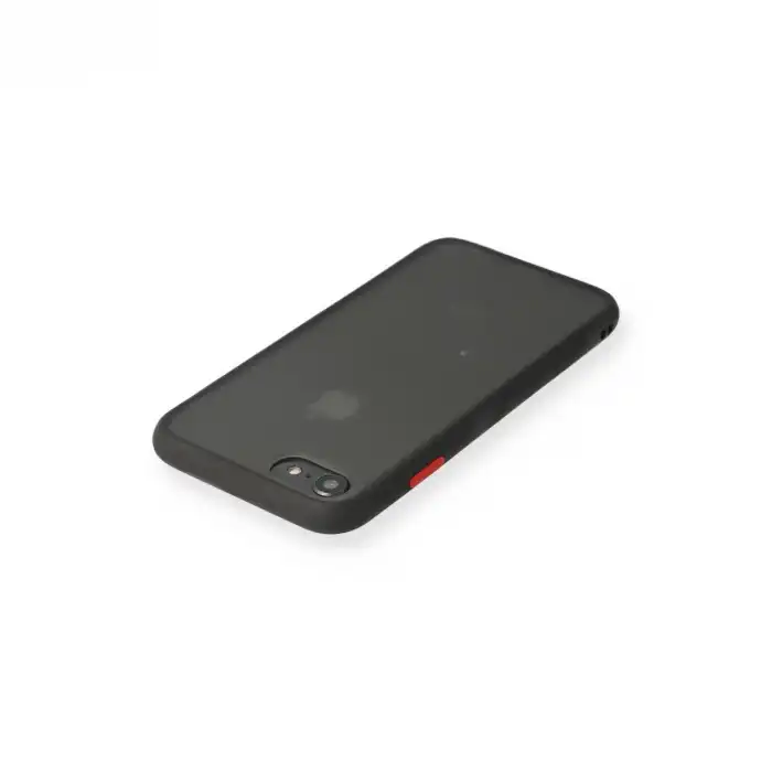 Apple İphone 7 Kılıf Montreal Silikon Kapak - Siyah