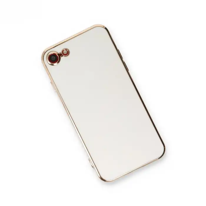 Apple İphone 7 Kılıf Volet Silikon - Beyaz