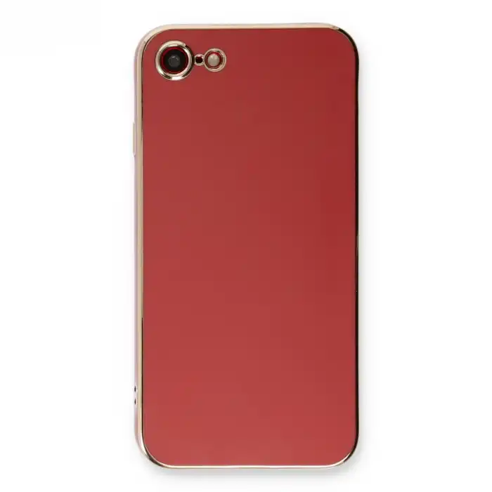 Apple İphone 7 Kılıf Volet Silikon - Kırmızı