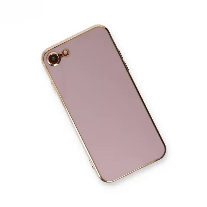Apple İphone 7 Kılıf Volet Silikon - Mor