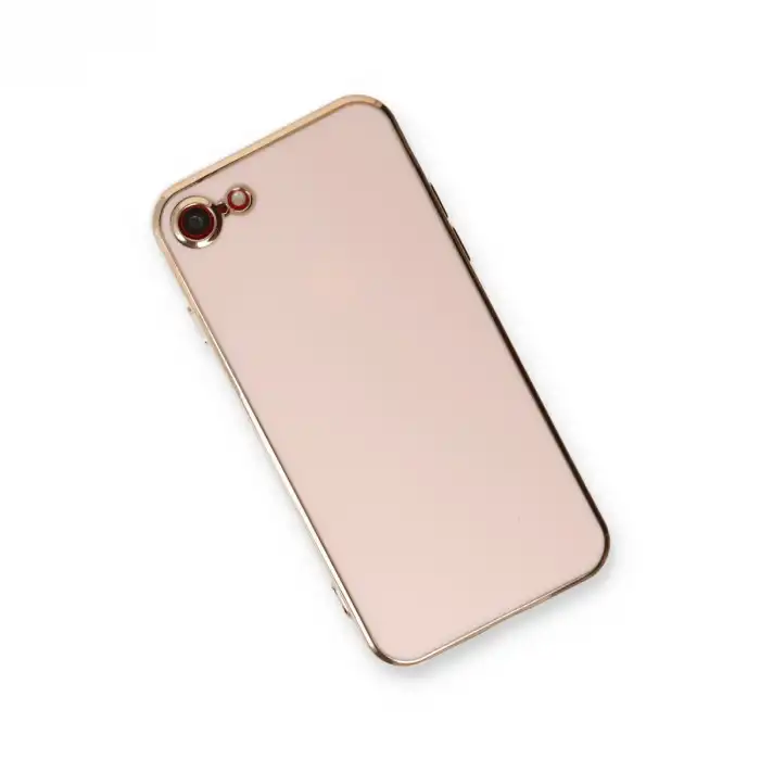 Apple İphone 7 Kılıf Volet Silikon - Pembe
