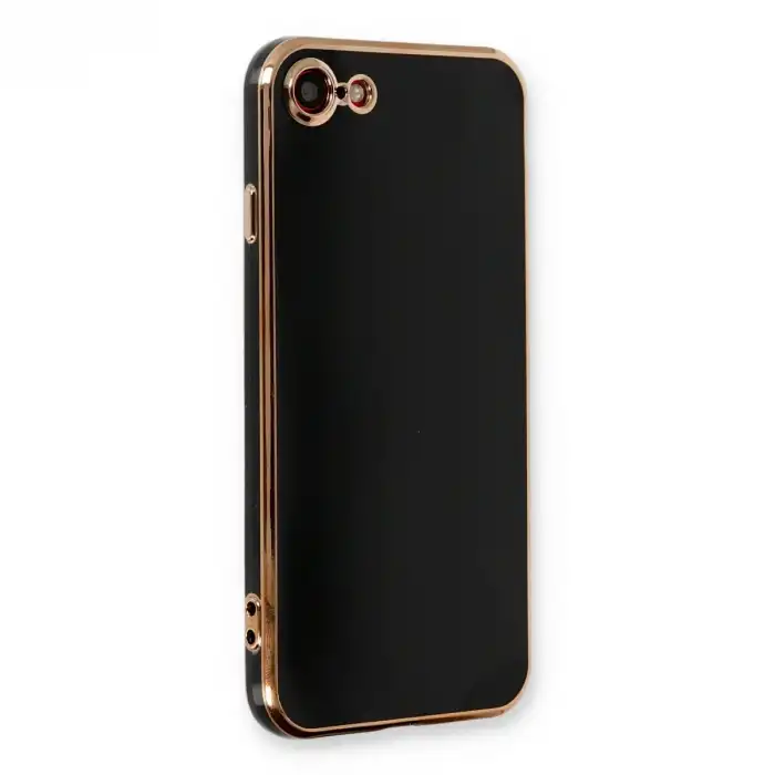 Apple İphone 7 Kılıf Volet Silikon - Siyah