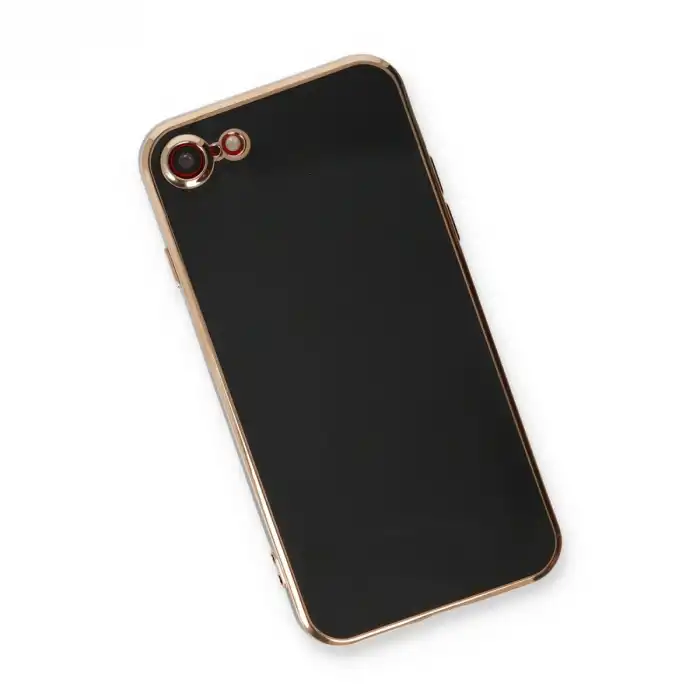 Apple İphone 7 Kılıf Volet Silikon - Siyah