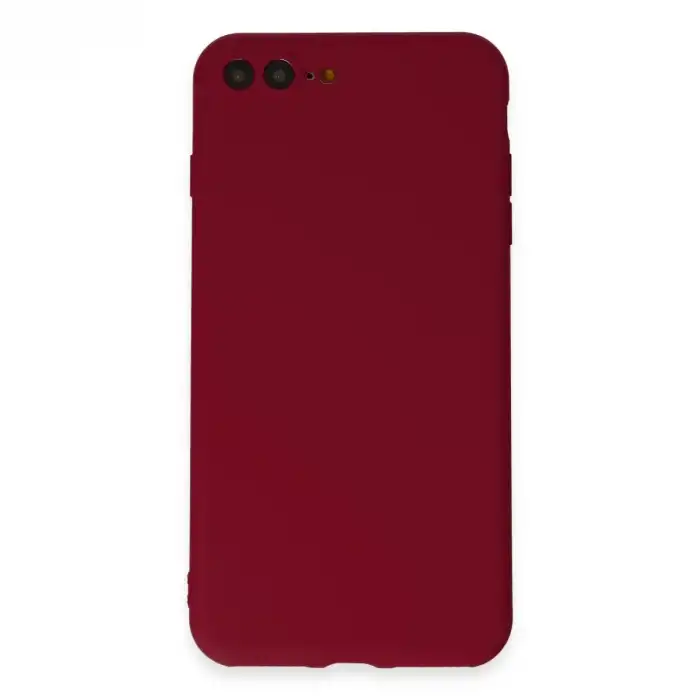 Apple İphone 7 Plus Kılıf First Silikon - Bordo