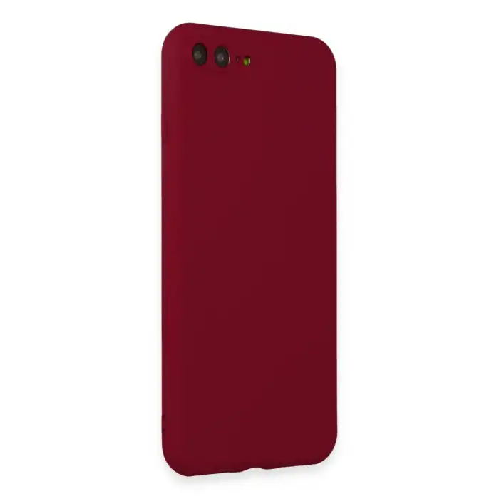 Apple İphone 7 Plus Kılıf First Silikon - Bordo