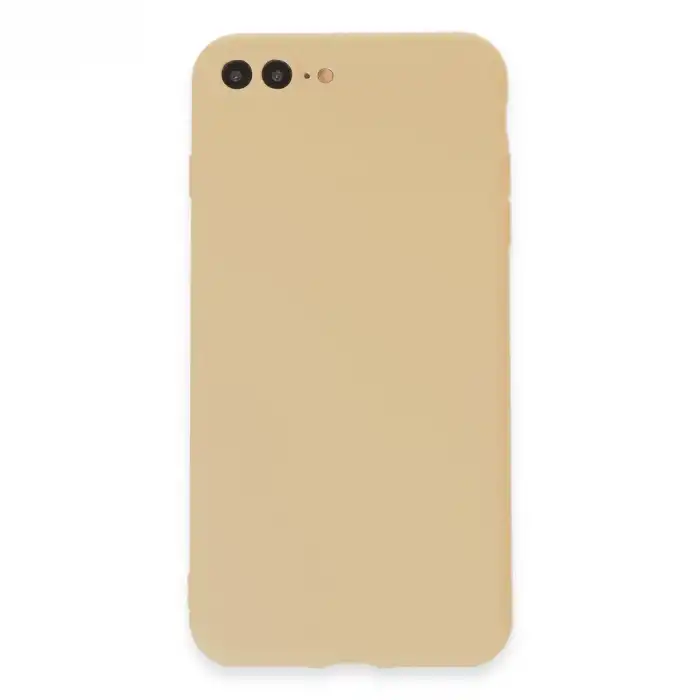 Apple İphone 7 Plus Kılıf First Silikon - Gold